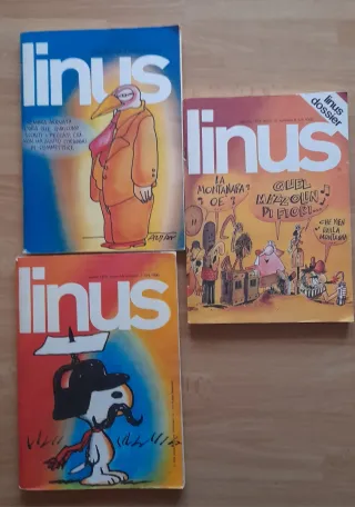 Riviste di fumetti e informazioni LINUS anno 1979