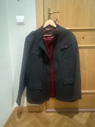 Americana corte chino gris