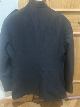 Americana corte chino gris