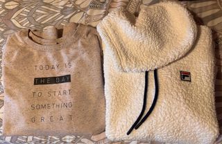 Lote 2 Sudaderas Deportivas Mujer Talla M