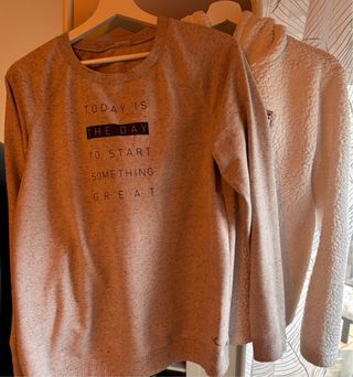 Lote 2 Sudaderas Deportivas Mujer Talla M