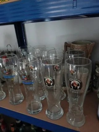 12 Vasos de Cerveza Cristal