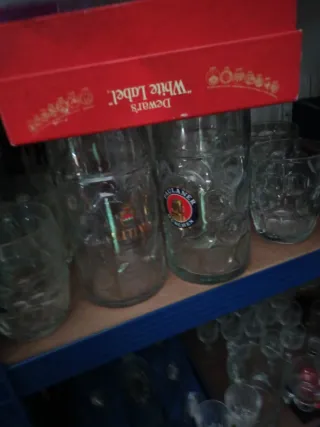 12 Vasos de Cerveza Cristal