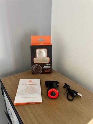 Luce posteriore bici corsa MTB gravel Smart USB-C