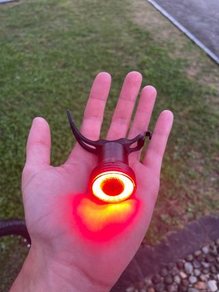 Luce posteriore bici corsa MTB gravel Smart USB-C