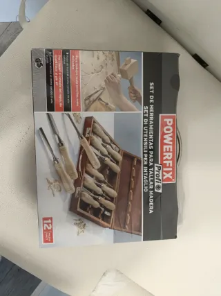 Set Herramientas Talla Madera 12 Piezas