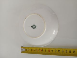 Piatto Porcellana Royal Worcester Dragone Blu