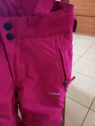 Pantalón de esquí para niña rosa