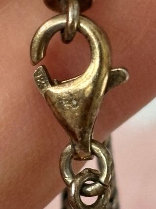 Pulsera de plata vintage