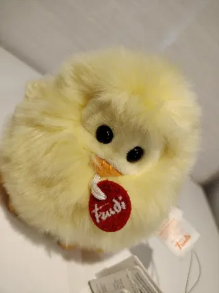 Peluche Trudi pulcino giallo con cartellino