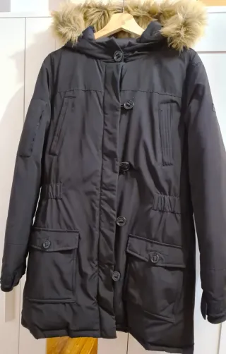 Abrigo Firetrap Negro Mujer Talla XL