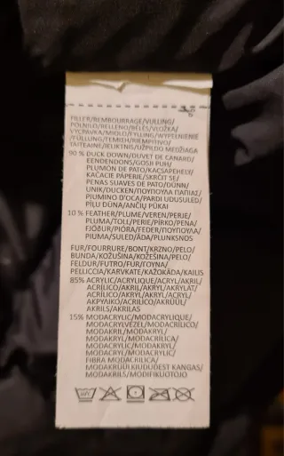 Abrigo Firetrap Negro Mujer Talla XL