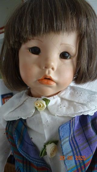 Pareja Muñecos Porcelana Firmados