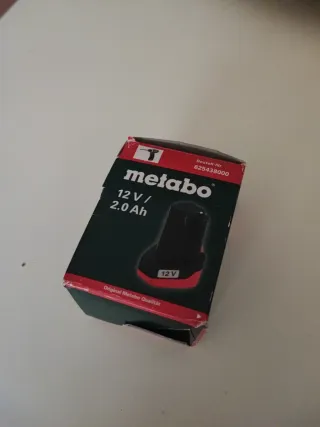 Batería Metabo 12V 2.0Ah – ¡Nueva a Estrenar!