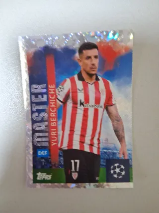 CROMO, MASTER, TOPPS, YURI BERCHICHE, UEFA CHAMPIO