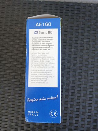 Aeratore Finestra VECAMCO AE160