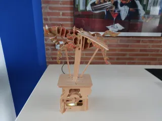 Maqueta Caballo Mecánico Madera Pegasus