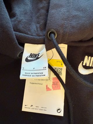 Sudadera Nike Mujer Negra Talla S