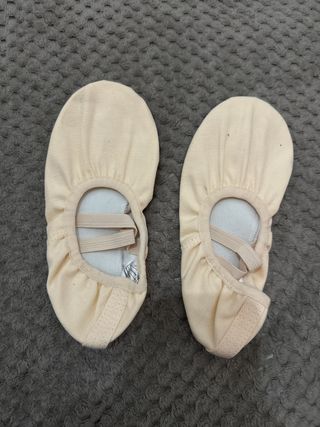 Zapatillas de ballet beige