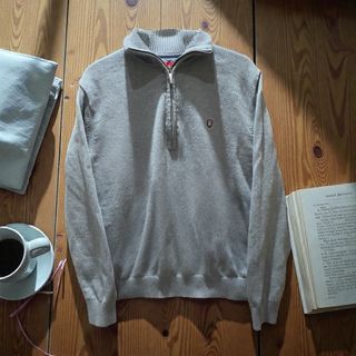 Jersey Tommy Hilfiger Gris Talla XL