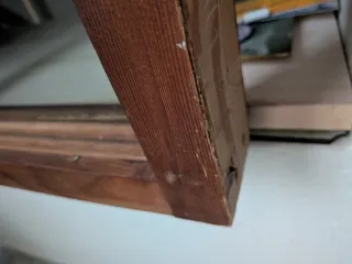 Puerta francesa antigua restaurada madera maciza