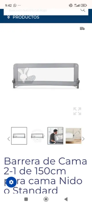 Barrera Cama Nido o cama Standard