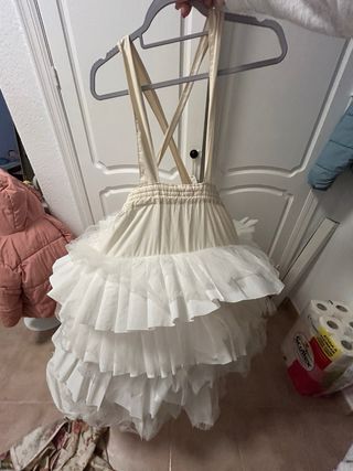 Traje de Fallera Gris y Multicolor