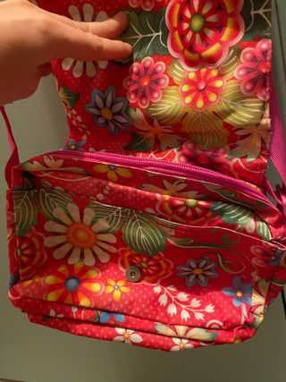 Bolso Catalina Estrada Flores Rosa