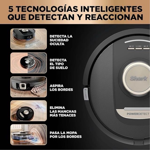 Robot Aspirapolvere e Mop Shark PowerDetect 2in1 NUOVO