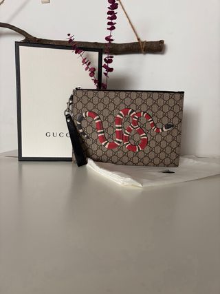 Cartera Clutch Gucci GG Serpiente