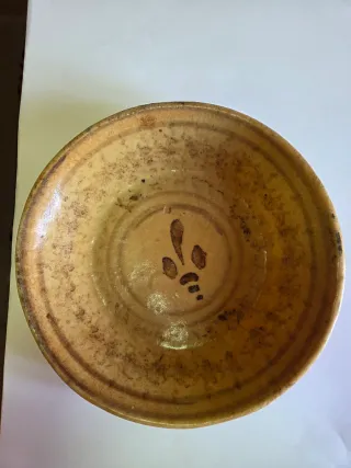 Antico piatto ceramica Caltagirone