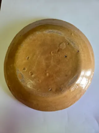 Antico piatto ceramica Caltagirone