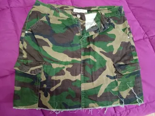 Falda vaquera camuflaje
