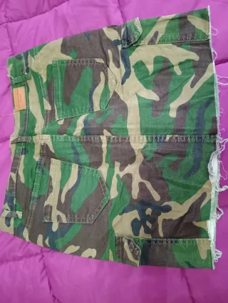 Falda vaquera camuflaje