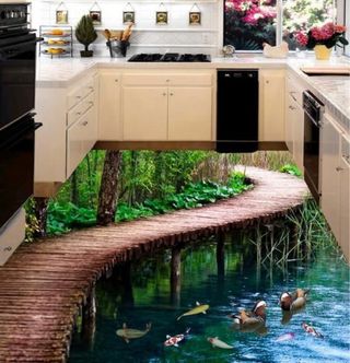 Aplicación de porcelanato líquido 3D pisos y pared