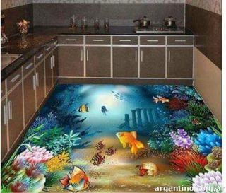 Aplicación de porcelanato líquido 3D pisos y pared