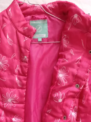 Gilet bambina fantasia fiori