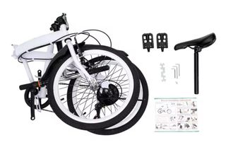Bicicleta plegable 20” 6V para adulto