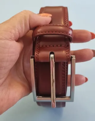 Cinturón de cuero de vaca para hombre