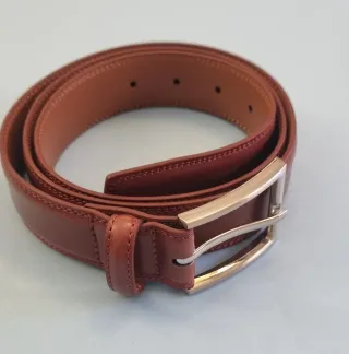 Cinturón de cuero de vaca para hombre