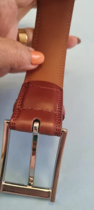 Cinturón de cuero de vaca para hombre