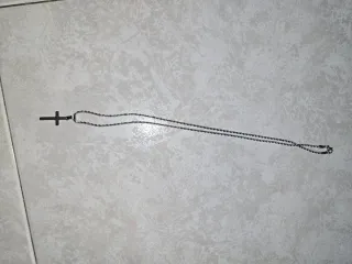 Collar Cruz Acero Inoxidable