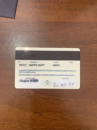 Borsa Prada Pelle Nera