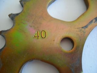 plato trasero 40 dientes Polaris Trail Boss 330