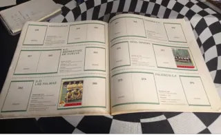 Album cromos FUTBOL 84 Panini con solo 10 cromos