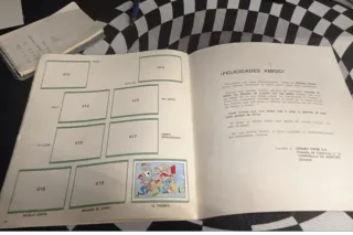 Album cromos FUTBOL 84 Panini con solo 10 cromos