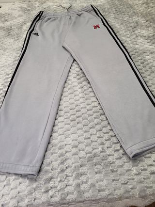 Pantalón Chándal Adidas 3 Stripes Gris Talla M