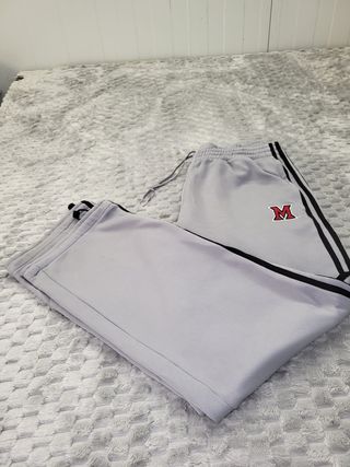 Pantalón Chándal Adidas 3 Stripes Gris Talla M