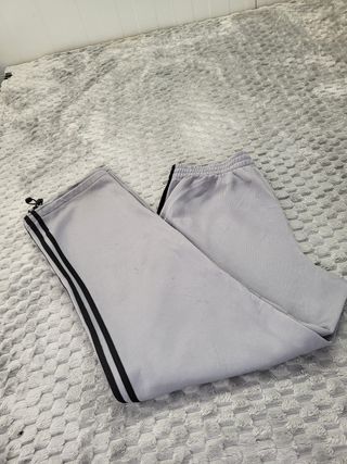 Pantalón Chándal Adidas 3 Stripes Gris Talla M