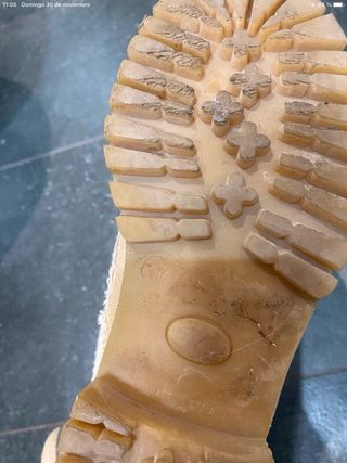 Botas Mustang Beige Multicolor